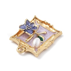Pendentifs d'émail en alliage&nbsp;FIND-G089-02G-02