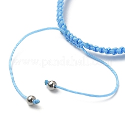 Pulsera con dije de corazón de acero inoxidable&nbsp;BJEW-JB09506