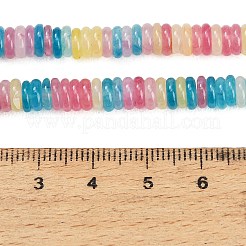 Gefärbt natürlichen weißen Jade Perlen Stränge&nbsp;GG-CBA47A4-C01-2X6MM