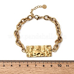 Bracciali da donna in acciaio inossidabile 304&nbsp;BJEW-K264-02A-G