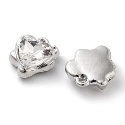 Charms in strass in lega di placcatura a cremagliera&nbsp;PALLOY-F311-23P-01