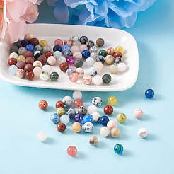 Perles en pierre précieuse naturelles & synthétiques&nbsp;G-TA0001-04