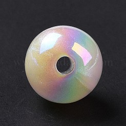 Placcatura uv perline acriliche iridescenti arcobaleno&nbsp;OACR-C010-05H