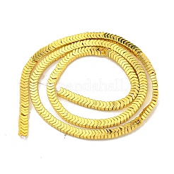 Fili di perline di ematite sintetica non magnetica elettrolitica&nbsp;G-I360-W01-01