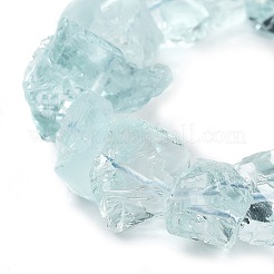 Stränge aus Glasimitat-Aquamarinperlen&nbsp;G-P528-A03-01