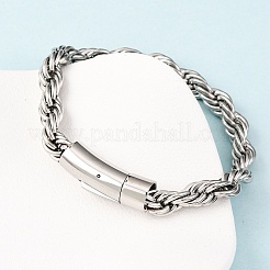 Bracelets à chaîne en acier inoxydable 304 pour hommes et femmes&nbsp;BJEW-C124-03A-P