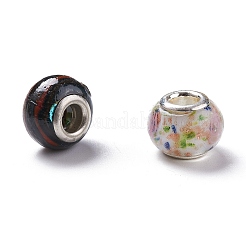 Lampwork handmade perline stile europeo&nbsp;X-LPDL-N1181-M