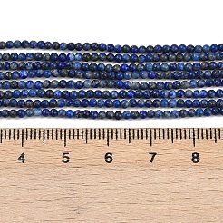 Chapelets de perles en lapis-lazuli naturel&nbsp;G-L628-A01-2mm-02
