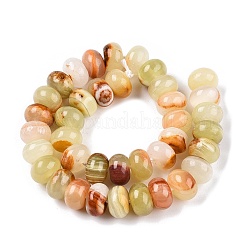 Natürliche goldene Seidenjadeperlenstränge&nbsp;G-T138-77