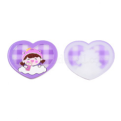 Transparent bedruckte Acryl-Cabochons&nbsp;TACR-N016-03