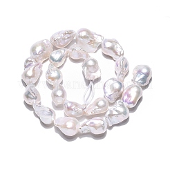 Perle baroque naturelle perles de perles de keshi&nbsp;PEAR-S019-02C-03