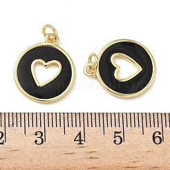 Colgantes de esmalte de latón&nbsp;KK-M207-D02-07-1
