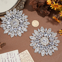 Cabochon in strass di ferro e vetro&nbsp;FIND-WH0366-419A
