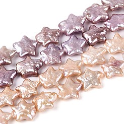 Natürliche Barock Keshi Perlen Stränge&nbsp;PEAR-S020-Z03-02B