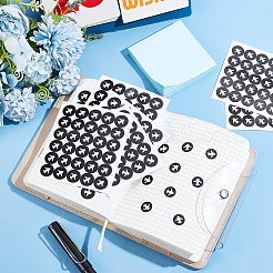 Runde Punkte PVC-Dekoraufkleber&nbsp;DIY-WH0423-011