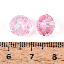 Perles de verre transparentes de peinture de cuisson&nbsp;GLAA-N011-10mm-08