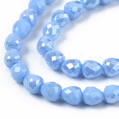 Opache perle di vetro fili&nbsp;X-EGLA-T008-16C