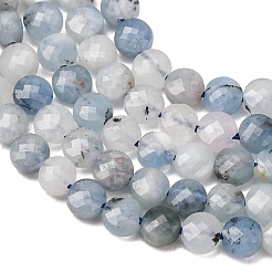 Natürliche teufelsblaue Aquamarin-Perlenstränge&nbsp;GG-CBA9631-D11-01