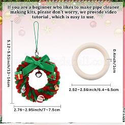 Kit de fabrication de bijoux DIY sur le thème de Noël&nbsp;DIY-SC0032-71