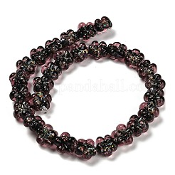 Brins de perles de verre dichroïques faites à la main&nbsp;DICH-U001-04G