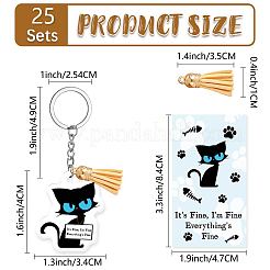DIY Schlüsselbund machen Kits&nbsp;KEYC-CN0001-12B-07