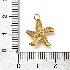 Pendentifs en strass en acier inoxydable 304 avec placage ionique (IP)&nbsp;STAS-A104-16G-01