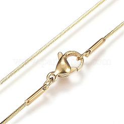 Collane a catena a serpente in acciaio inossidabile 304&nbsp;NJEW-D285-36
