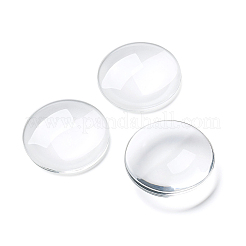 Transparente Glas Cabochons&nbsp;GGLA-CD0001-04