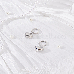 1 paire de boucles d'oreilles créoles en laiton&nbsp;EJEW-LP0007-123P