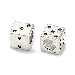 Tibetische Stil Legierung Großlochperlen&nbsp;TIBE-Q050-132AS-LF