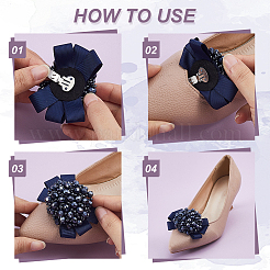 2 Stück Schuhschnallen-Clips aus Eisen&nbsp;HJEW-HY00188