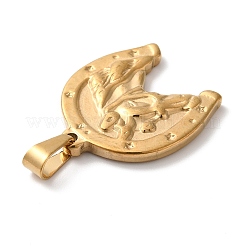 Pendenti in acciaio inox 304 con placcatura sotto vuoto pvd&nbsp;STAS-D069-05G