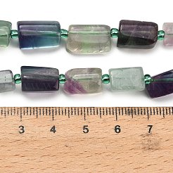 Fluorit natürlichen bunten Perlen Stränge&nbsp;G-H329-A03-01