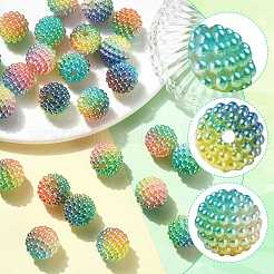 40 pz perle acriliche finte perle&nbsp;OACR-FS0002-89A-17