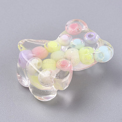 Cabochon in resina trasparente color caramello&nbsp;RESI-WH0008-34C