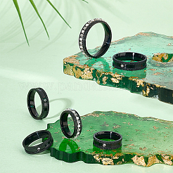 12 anillo de rhinestone de cristal de 6 tamaños&nbsp;RJEW-UN0002-72EB