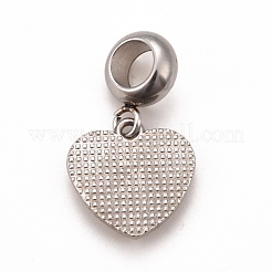 304 Edelstahl Kristall Strass europäischen baumeln Charms&nbsp;STAS-F278-04P