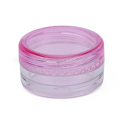 3 g Plastik leere tragbare Gesichtscreme Glas&nbsp;X-MRMJ-WH0020-01B
