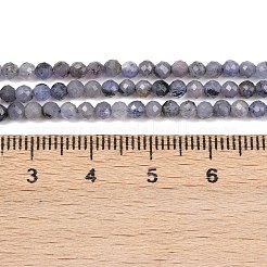 Natürliche Tansanitblau Perlen Stränge&nbsp;G-C255-A01-3mm