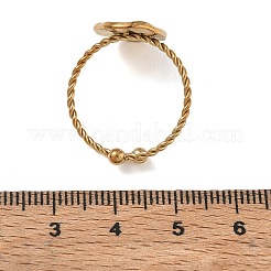 Anelli aperti con polsino in acciaio inossidabile 304 per donna&nbsp;SA-CBAA981-02G