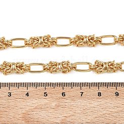 Colliers à maillons byzantins en acier inoxydable 304 de 6 mm pour femmes&nbsp;NJEW-G201-05G