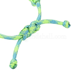 5 bracelet tressé en polyester et élasthanne à 7 brins pour hommes et femmes&nbsp;BJEW-JB12571