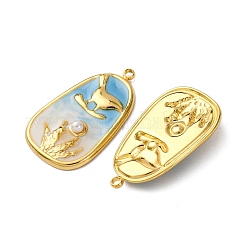 304 Edelstahl-Emaille-Anhänger&nbsp;STAS-L299-22G-03