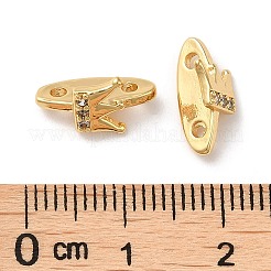 Messing Micro Pave klare Zirkonia Folie Charms&nbsp;KK-P239-20G