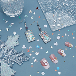 Paillettes/cabochon di glitter per nail art in plastica&nbsp;MRMJ-PH0003-22