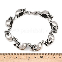Halloween 304 Edelstahl Gliederkettenarmbänder&nbsp;BJEW-D379-20B-AS