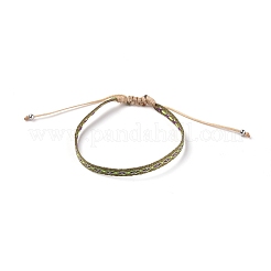 Pulseras de cuentas trenzadas ajustables unisex&nbsp;BJEW-J181-04D