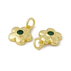 Cremagliera in ottone placcatura fascino zirconi&nbsp;KK-C007-23G-04