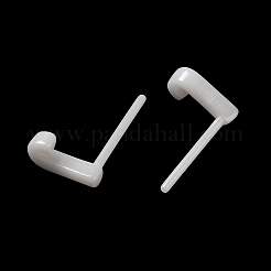Boucles d'oreilles en céramique de zircone biocéramique hypoallergénique&nbsp;EJEW-F340-04J