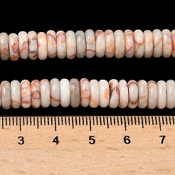 Natürliche rote Netzsteinperlenstränge&nbsp;G-G329-A09-3x8mm